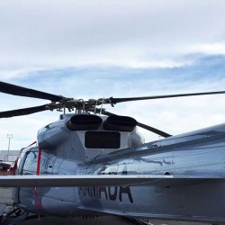 We installed the FastFin Bell 412 modification on this helicopter of the Colombian Navy. Modificacion Bell 412 FastFin